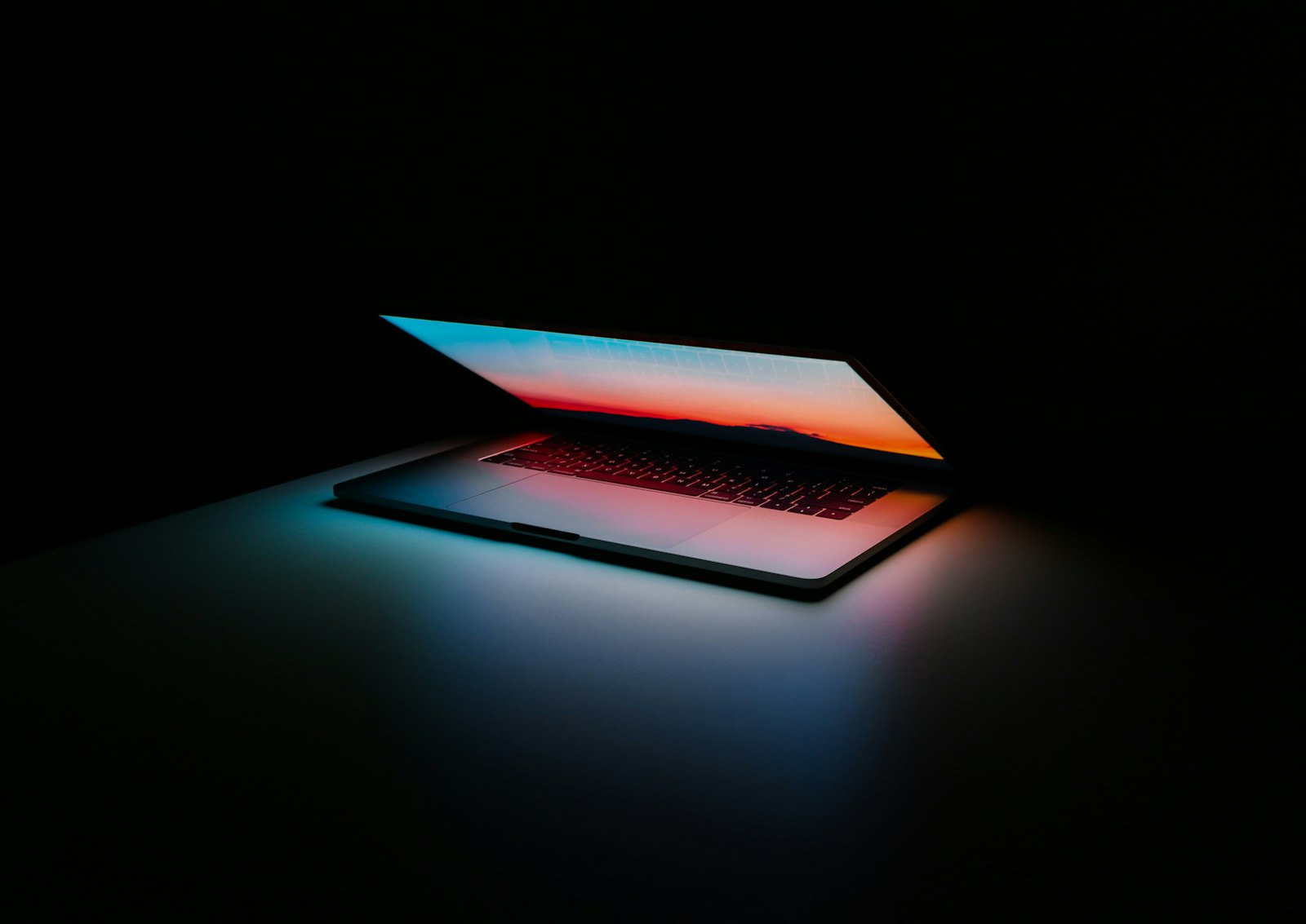 Laptop stand raising a laptop
